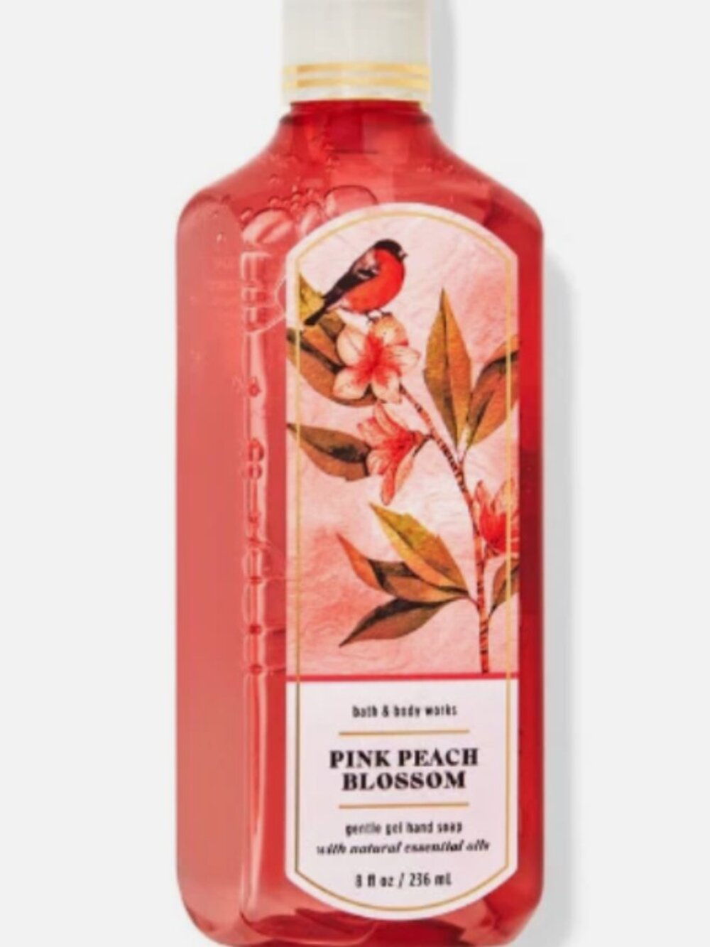 Bath & Body Works Pink Peach‎ Blossom Gentle Gel Hand Soap 8 fl oz New